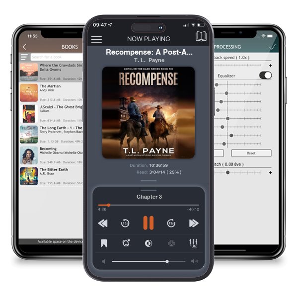 Download fo free audiobook Recompense: A Post-Apocalyptic EMP Survival Thriller (Conquer the Dark Series, Book 6) by T. L. Payne and listen anywhere on your iOS devices in the ListenBook app.