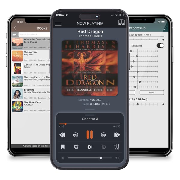 Download fo free audiobook Red Dragon by Thomas Harris and listen anywhere on your iOS devices in the ListenBook app.