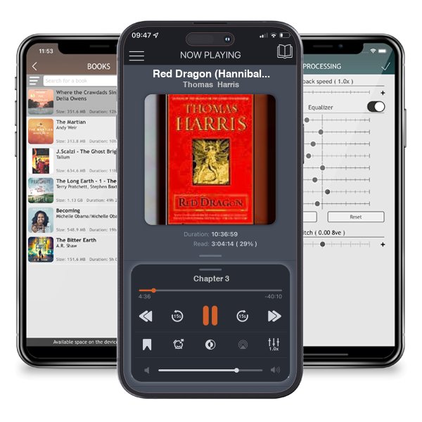 Download fo free audiobook Red Dragon (Hannibal Lecter, #1) by Thomas Harris and listen anywhere on your iOS devices in the ListenBook app.