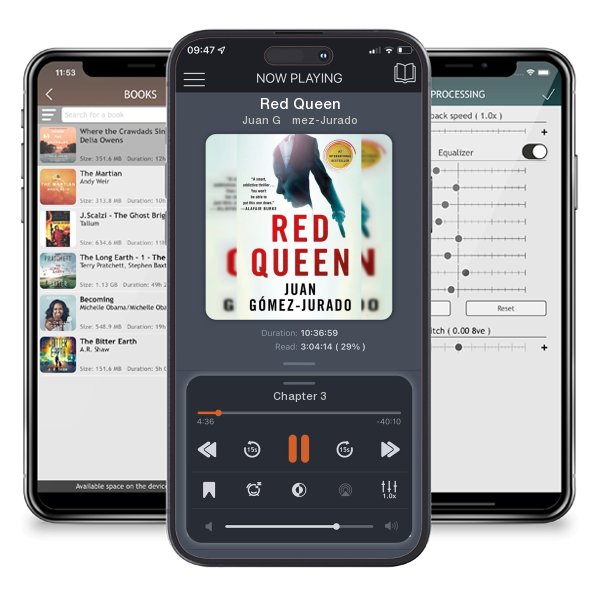 Download fo free audiobook Red Queen by Juan Gómez-Jurado and listen anywhere on your iOS devices in the ListenBook app.