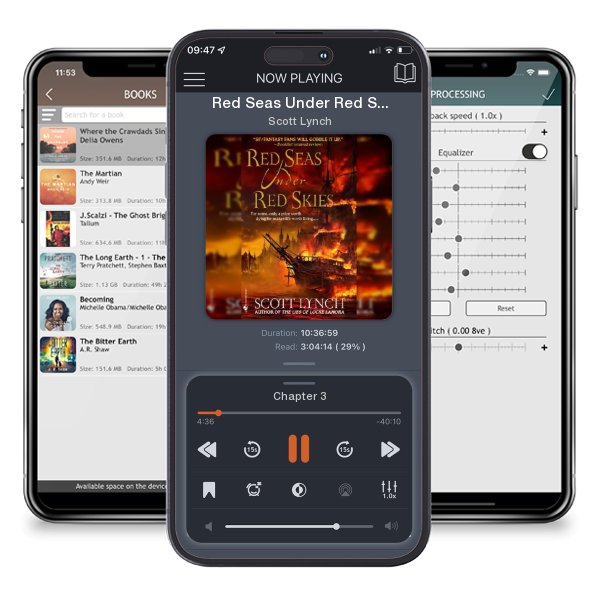 Download fo free audiobook Red Seas Under Red Skies by Scott Lynch and listen anywhere on your iOS devices in the ListenBook app.
