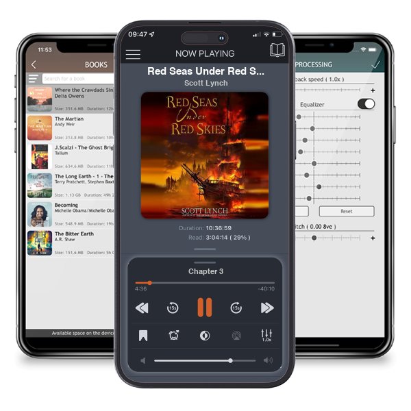 Download fo free audiobook Red Seas Under Red Skies (Gentleman Bastard, #2) by Scott Lynch and listen anywhere on your iOS devices in the ListenBook app.