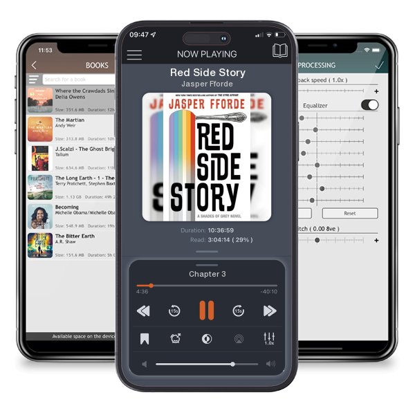 Download fo free audiobook Red Side Story by Jasper Fforde and listen anywhere on your iOS devices in the ListenBook app.