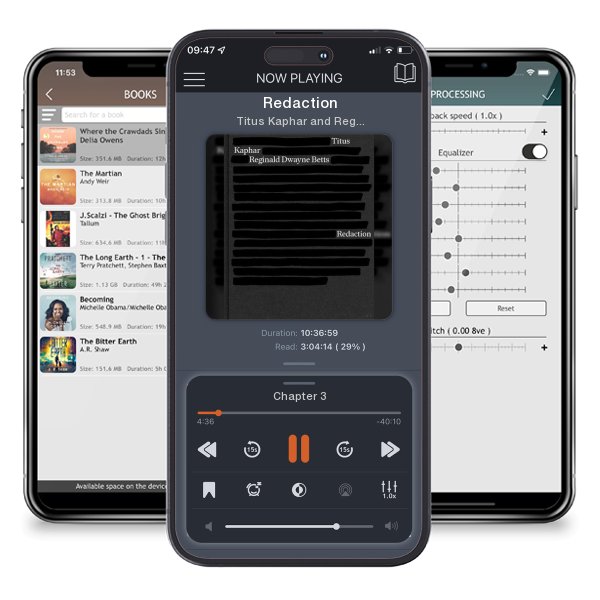 Download fo free audiobook Redaction by Titus Kaphar and Reginald Dwayne Betts and listen anywhere on your iOS devices in the ListenBook app.