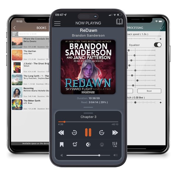 Download fo free audiobook ReDawn by Brandon Sanderson and listen anywhere on your iOS devices in the ListenBook app.