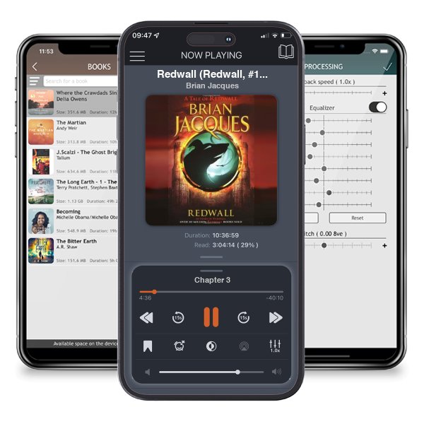 Download fo free audiobook Redwall (Redwall, #1) by Brian Jacques and listen anywhere on your iOS devices in the ListenBook app.