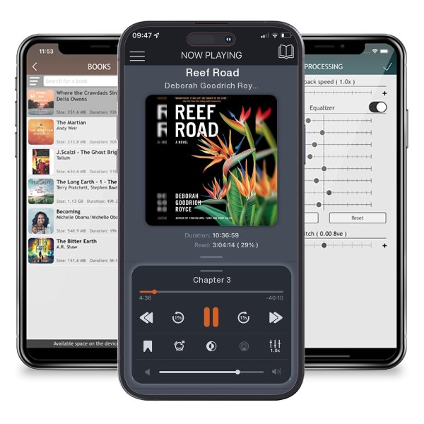 Download fo free audiobook Reef Road by Deborah Goodrich Royce and listen anywhere on your iOS devices in the ListenBook app.