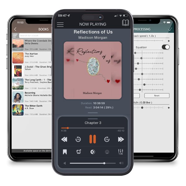 Download fo free audiobook Reflections of Us by Madison Morgan and listen anywhere on your iOS devices in the ListenBook app.