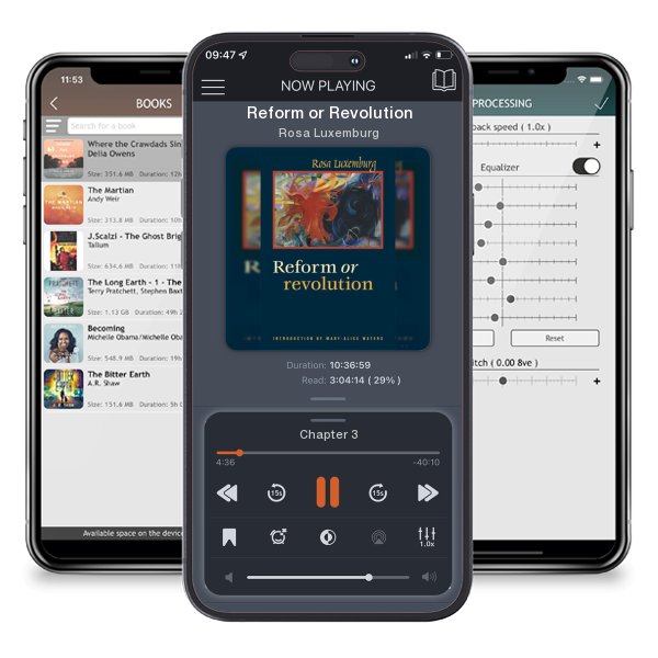 Download fo free audiobook Reform or Revolution by Rosa Luxemburg and listen anywhere on your iOS devices in the ListenBook app.