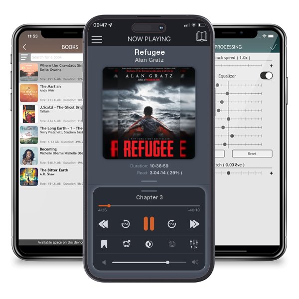 Download fo free audiobook Refugee by Alan Gratz and listen anywhere on your iOS devices in the ListenBook app.