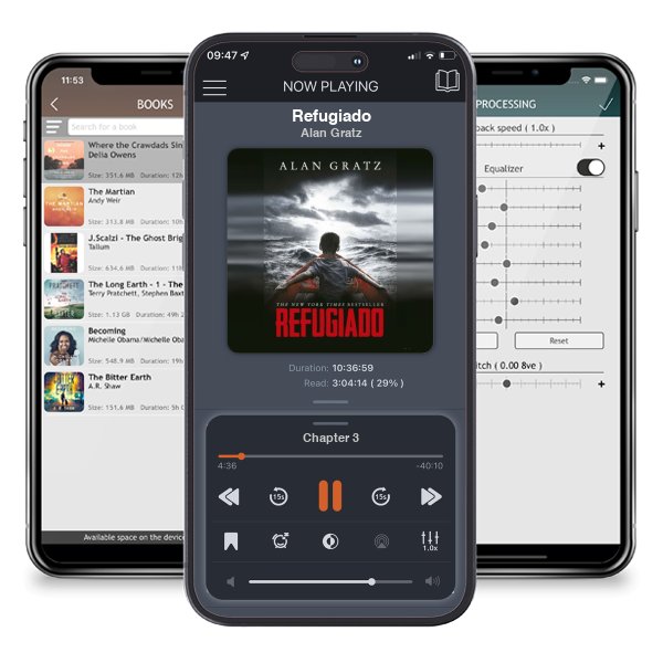 Descargar audiolibro gratis Refugiado by Alan Gratz y escuchar en cualquier lugar en sus dispositivos iOS en la aplicación ListenBook.