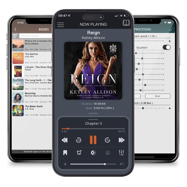 Download fo free audiobook Reign by Ketley Allison and listen anywhere on your iOS devices in the ListenBook app.
