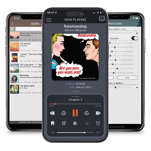 Download fo free audiobook Relationship. by Simone Milasas and listen anywhere on your iOS devices in the ListenBook app.