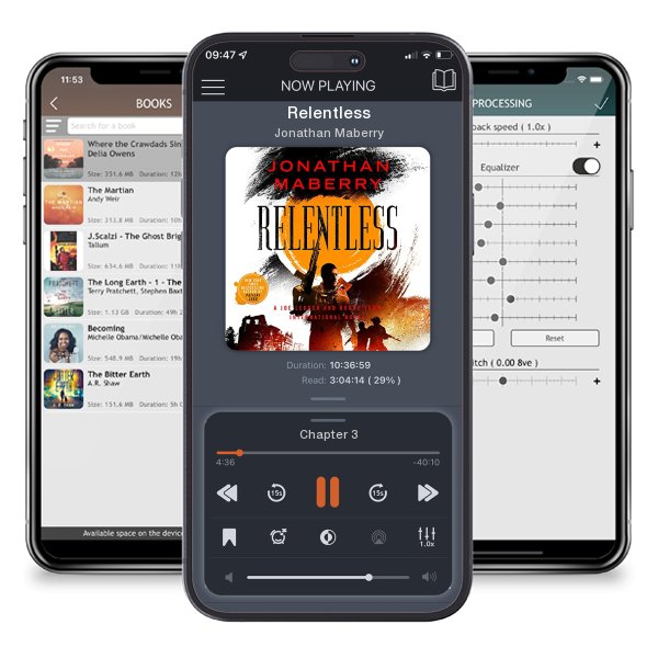 Download fo free audiobook Relentless by Jonathan Maberry and listen anywhere on your iOS devices in the ListenBook app.
