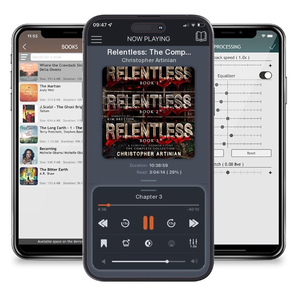 Download fo free audiobook Relentless: The Complete Box Set by Christopher Artinian and listen anywhere on your iOS devices in the ListenBook app.