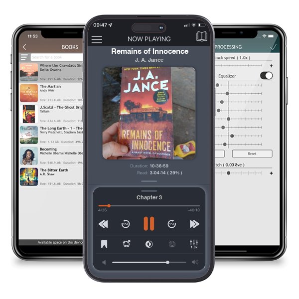 Download fo free audiobook Remains of Innocence by J. A. Jance and listen anywhere on your iOS devices in the ListenBook app.