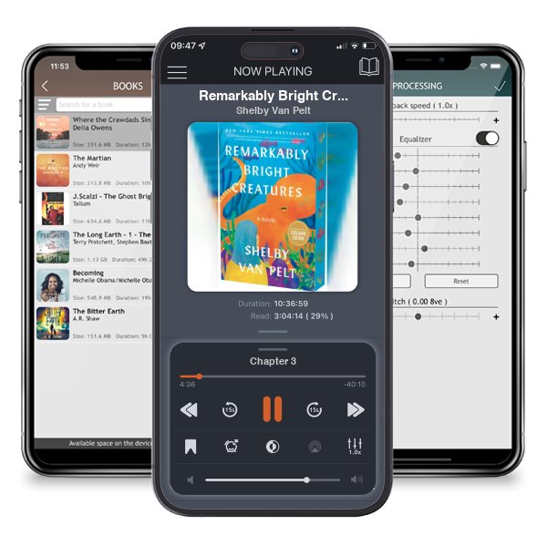 Download fo free audiobook Remarkably Bright Creatures (B&N Exclusive Edition) by Shelby Van Pelt and listen anywhere on your iOS devices in the ListenBook app.