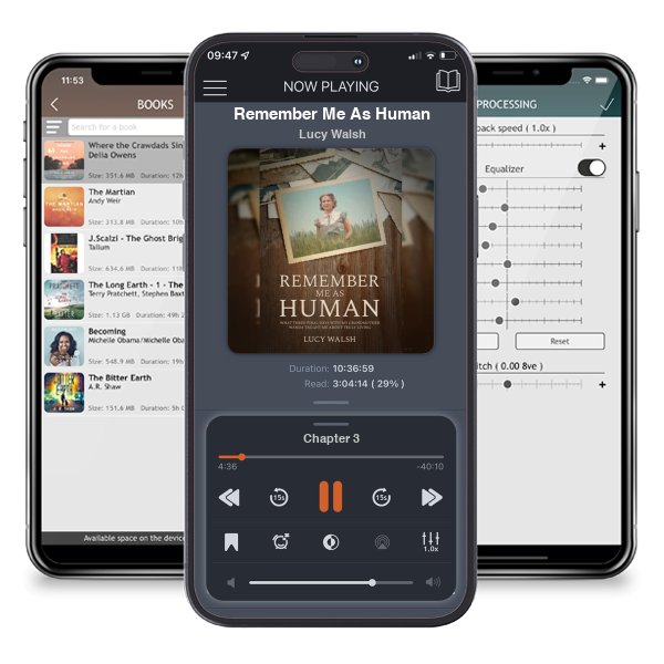 Download fo free audiobook Remember Me As Human by Lucy Walsh and listen anywhere on your iOS devices in the ListenBook app.