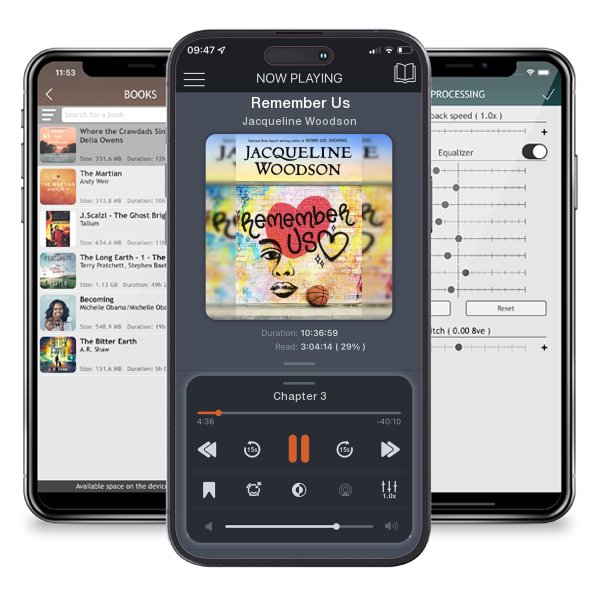 Download fo free audiobook Remember Us by Jacqueline Woodson and listen anywhere on your iOS devices in the ListenBook app.