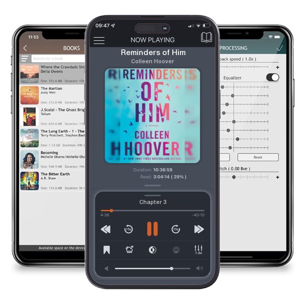Download fo free audiobook Reminders of Him by Colleen Hoover and listen anywhere on your iOS devices in the ListenBook app.