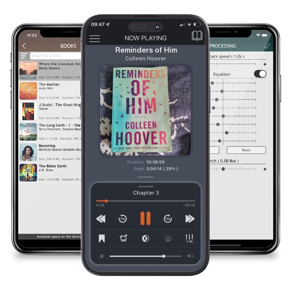 Download fo free audiobook Reminders of Him by Colleen Hoover and listen anywhere on your iOS devices in the ListenBook app.