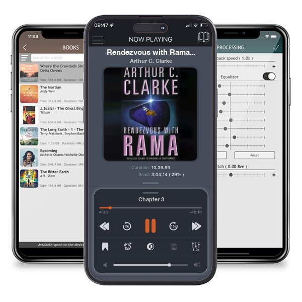Download fo free audiobook Rendezvous with Rama (Rama, #1) by Arthur C. Clarke and listen anywhere on your iOS devices in the ListenBook app.