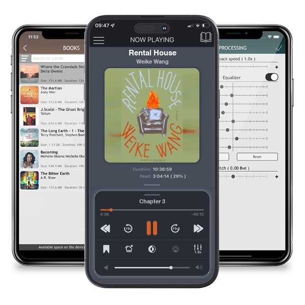 Download fo free audiobook Rental House by Weike Wang and listen anywhere on your iOS devices in the ListenBook app.