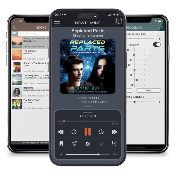 Download fo free audiobook Replaced Parts by Stephanie Hansen and listen anywhere on your iOS devices in the ListenBook app.