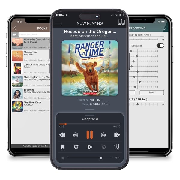 Download fo free audiobook Rescue on the Oregon Trail (Ranger in Time #1): Volume 1 by Kate Messner and Kelley McMorris and listen anywhere on your iOS devices in the ListenBook app.
