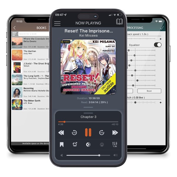Download fo free audiobook Reset! The Imprisoned Princess Dreams of Another Chance! by Kei Misawa and listen anywhere on your iOS devices in the ListenBook app.
