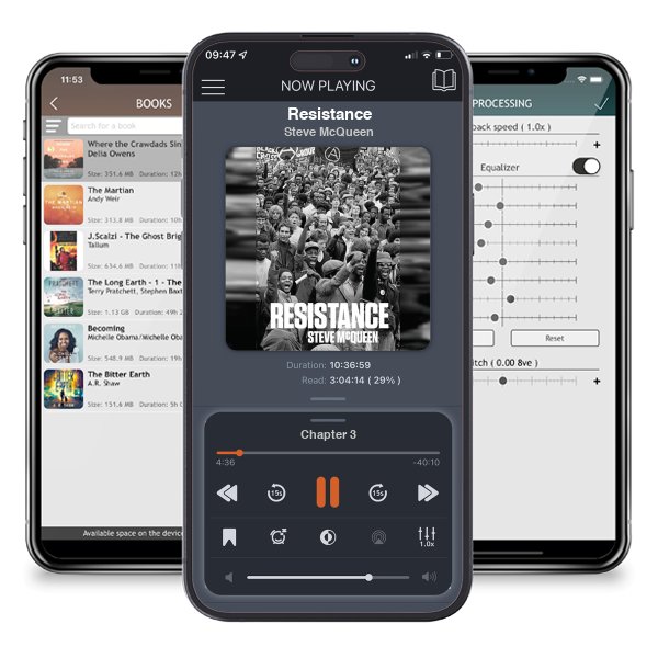 Download fo free audiobook Resistance by Steve McQueen and listen anywhere on your iOS devices in the ListenBook app.