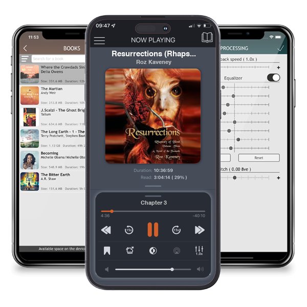 Download fo free audiobook Resurrections (Rhapsody of Blood, #3) by Roz Kaveney and listen anywhere on your iOS devices in the ListenBook app.