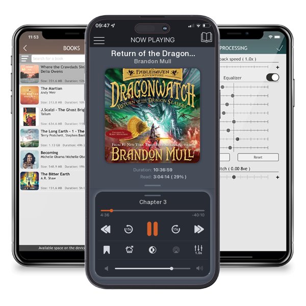 Download fo free audiobook Return of the Dragon Slayers by Brandon Mull and listen anywhere on your iOS devices in the ListenBook app.