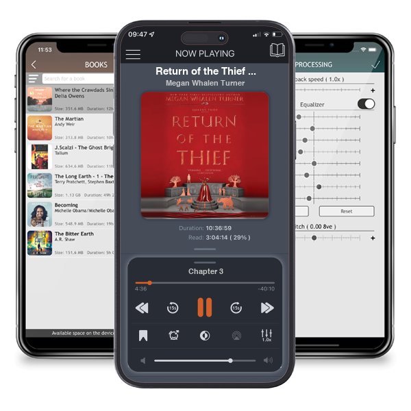 Download fo free audiobook Return of the Thief (The Queen\'s Thief, #6) by Megan Whalen Turner and listen anywhere on your iOS devices in the ListenBook app.