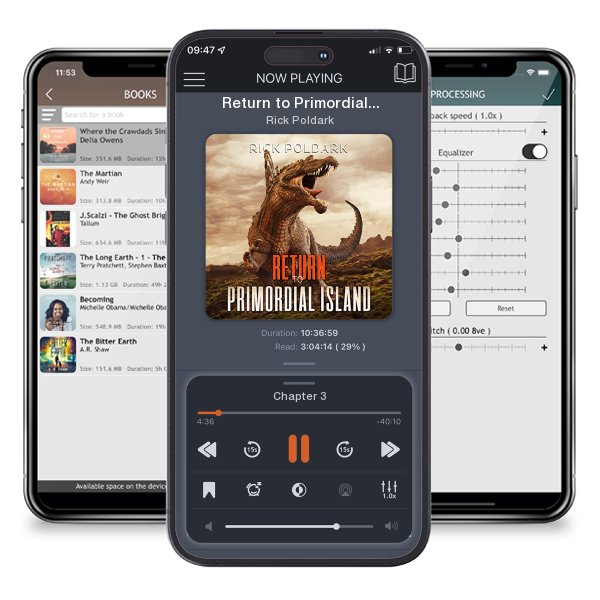 Download fo free audiobook Return to Primordial Island by Rick Poldark and listen anywhere on your iOS devices in the ListenBook app.