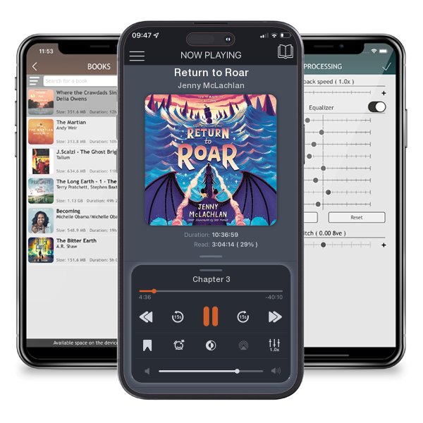 Download fo free audiobook Return to Roar by Jenny McLachlan and listen anywhere on your iOS devices in the ListenBook app.