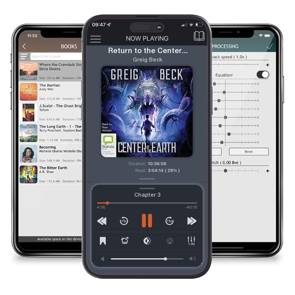 Download fo free audiobook Return to the Center of the Earth by Greig Beck and listen anywhere on your iOS devices in the ListenBook app.