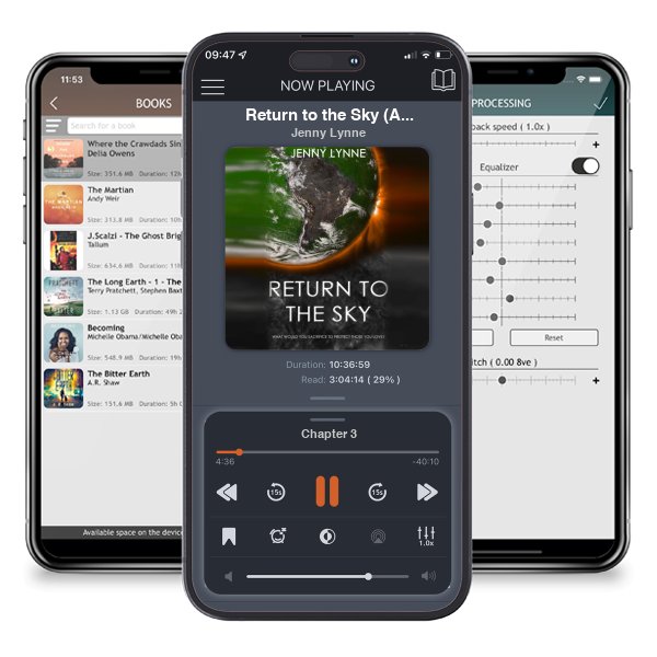 Download fo free audiobook Return to the Sky (Above the Sky, #2) by Jenny Lynne and listen anywhere on your iOS devices in the ListenBook app.