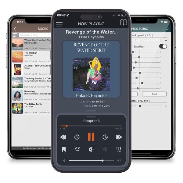 Download fo free audiobook Revenge of the Water Spirit by Erika Reynolds and listen anywhere on your iOS devices in the ListenBook app.