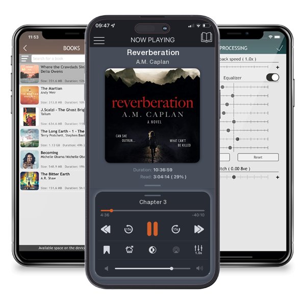 Download fo free audiobook Reverberation by A.M. Caplan and listen anywhere on your iOS devices in the ListenBook app.