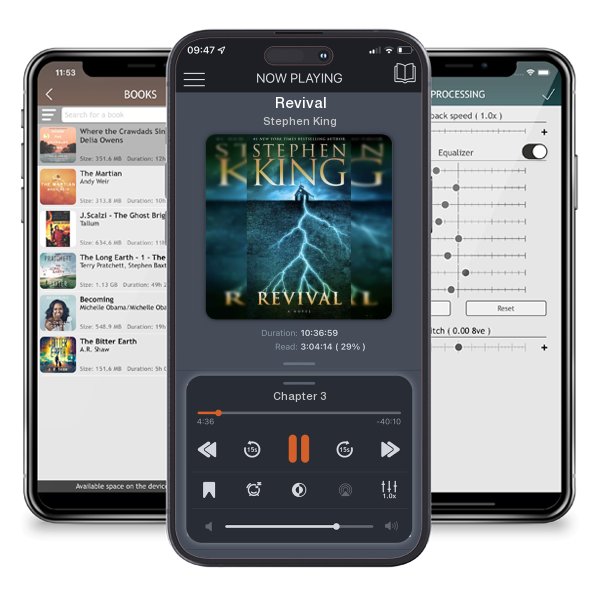 Download fo free audiobook Revival by Stephen King and listen anywhere on your iOS devices in the ListenBook app.