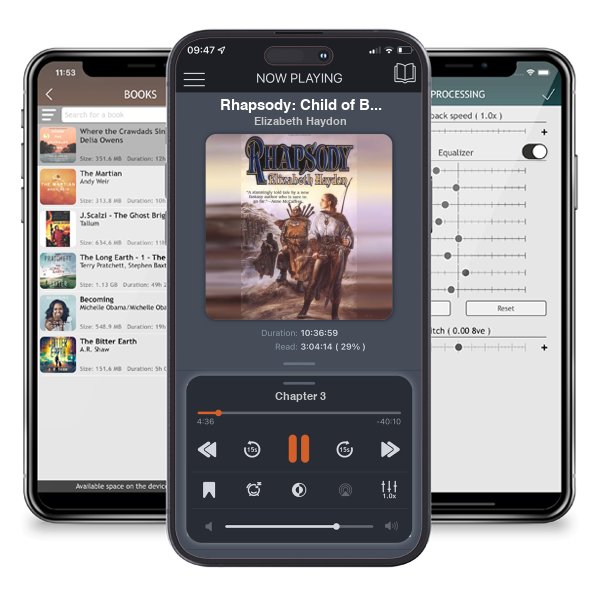 Download fo free audiobook Rhapsody: Child of Blood (Symphony of Ages, #1) by Elizabeth Haydon and listen anywhere on your iOS devices in the ListenBook app.