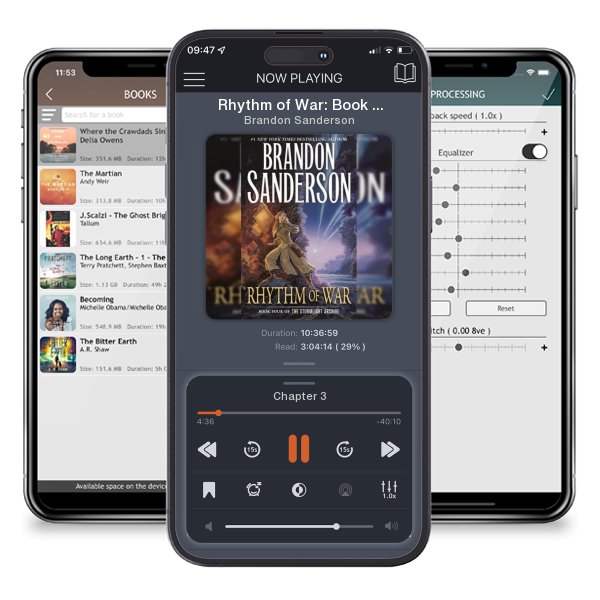 Download fo free audiobook Rhythm of War: Book Four of the Stormlight Archive by Brandon Sanderson and listen anywhere on your iOS devices in the ListenBook app.