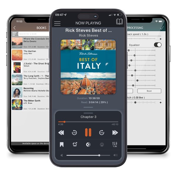 Download fo free audiobook Rick Steves Best of Italy by Rick Steves and listen anywhere on your iOS devices in the ListenBook app.