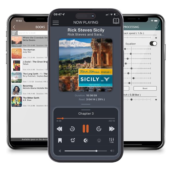 Download fo free audiobook Rick Steves Sicily by Rick Steves and Sarah Murdoch and listen anywhere on your iOS devices in the ListenBook app.