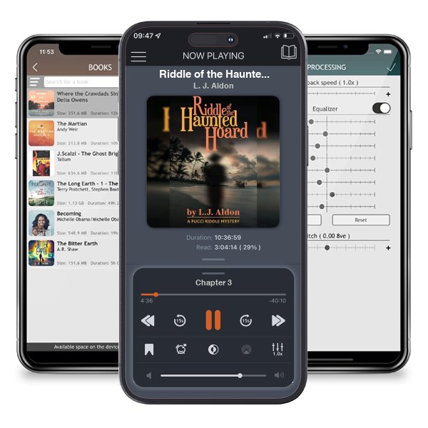 Download fo free audiobook Riddle of the Haunted Hoard by L. J. Aldon and listen anywhere on your iOS devices in the ListenBook app.