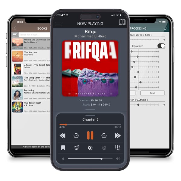 Download fo free audiobook Rifqa by Mohammed El-Kurd and listen anywhere on your iOS devices in the ListenBook app.