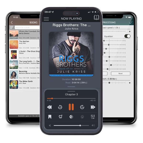 Download fo free audiobook Riggs Brothers: The Complete Series by Julie Kriss and listen anywhere on your iOS devices in the ListenBook app.