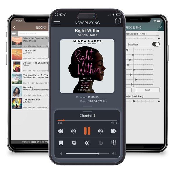 Download fo free audiobook Right Within by Minda Harts and listen anywhere on your iOS devices in the ListenBook app.