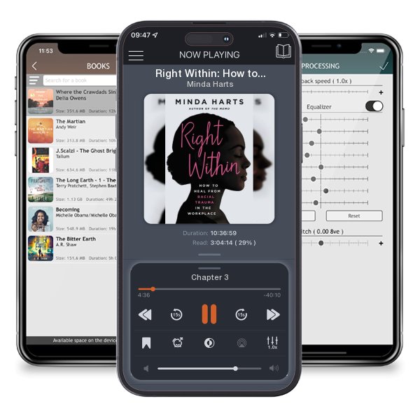 Download fo free audiobook Right Within: How to Heal from Racial Trauma in the Workplace by Minda Harts and listen anywhere on your iOS devices in the ListenBook app.